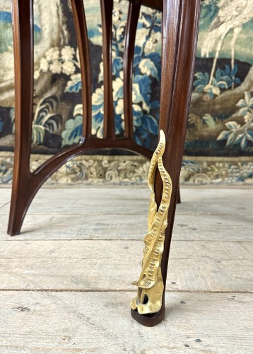 Antiquités - Louis Majorelle - Gilded Bronze And Marquetry Lady&#039;s Desk