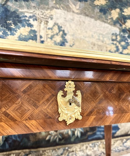 Napoleon III marquetry and gilt bronze desk - Napoléon III