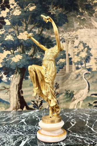 Joe Descomps (1869-1950)  - Dancer With Mask, circa 1920 - Art Déco
