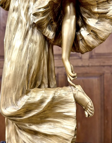 Danseuse au cothurne - Agathon Leonard (1841-1923) fonte Susse - Marius Simon Antiquités
