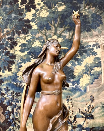 Sculpture  - Henri Levasseur (1853-1934) -  L&#039;étoile du berger