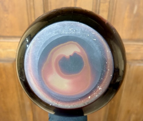 Antiquités - Émile Gallé - Large pear-shaped vase decorated with abutilons