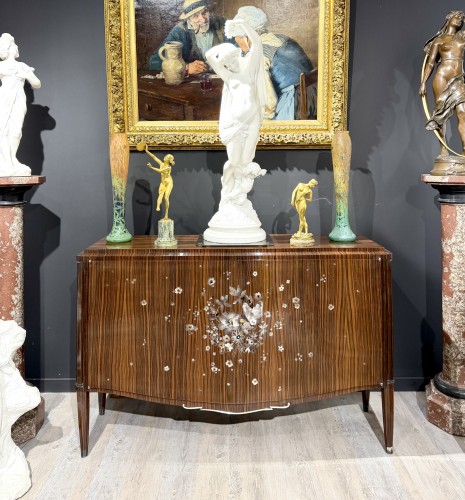 Jules Leleu - Buffet ou enfilade en ébène de Macassar, vers 1946 - Mobilier Style Art Déco