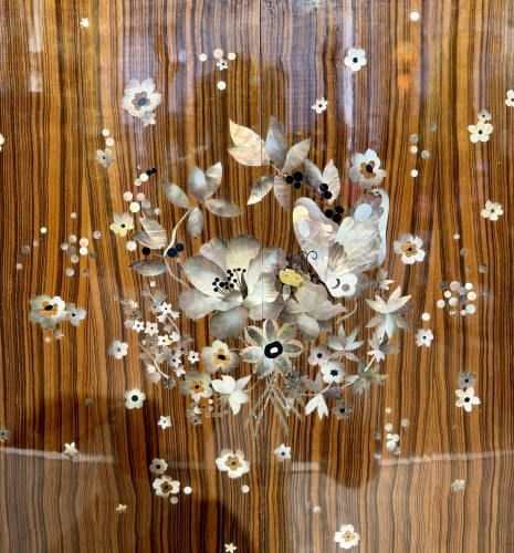 Jules Leleu - Buffet ou enfilade en ébène de Macassar, vers 1946 - Art Déco