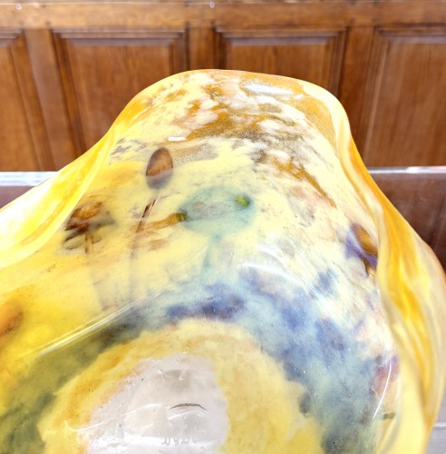 Antiquités - Daum Nancy - Vase or bowl with mushroom decor