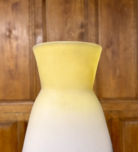 Art nouveau - Émile Gallé - important vase with a landscape motif from the vosges