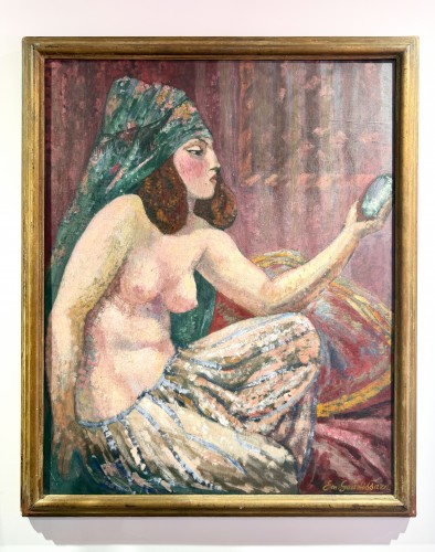 Émile Gaudissard (1872-1956) - femme de Biskra - Tableaux et dessins Style Art Déco