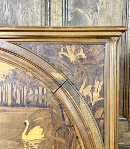 Miroir Art Nouveau en marqueterie par La Ruche, 1911, Maurice et Edmond Alet - Art nouveau