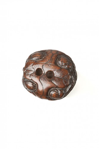 19th century - A Japanese turtle netsuke, Edo period