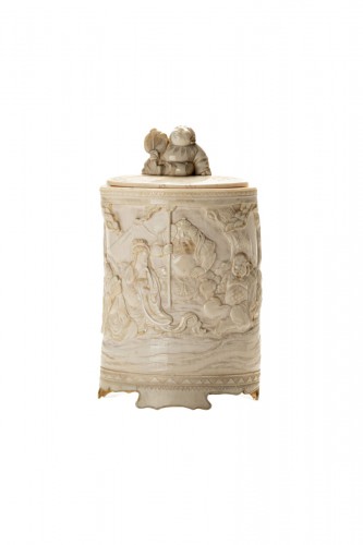 Vase en ivoire - Japon Shichifukujin