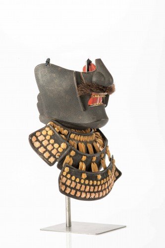 A Japanese Samurai ressei menpo mask, edo period - 