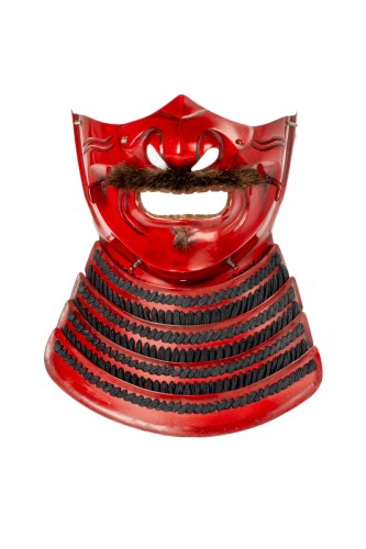 A Japanese Samurai Menpo Mask