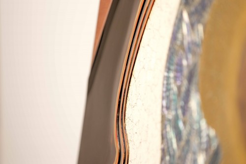 A two-panel ‘Hohoe’ folding screen depicting a large wave - 