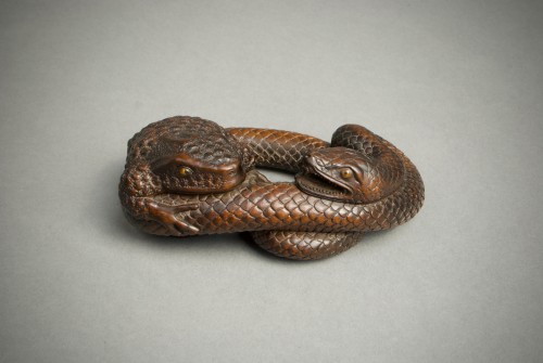 Ryonaga – Snake and Toad - Asian Works of Art Style 