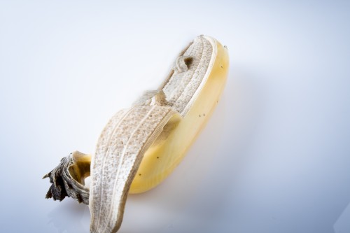 A Japanese ivory study of a banana - 