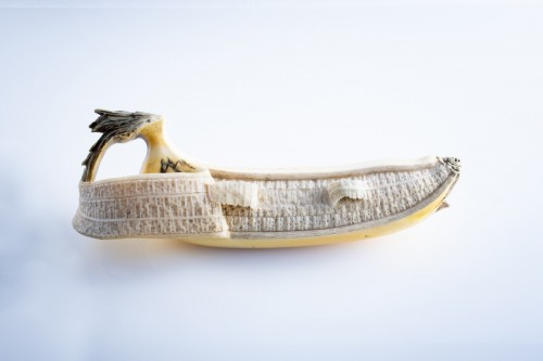  - A Japanese ivory study of a banana