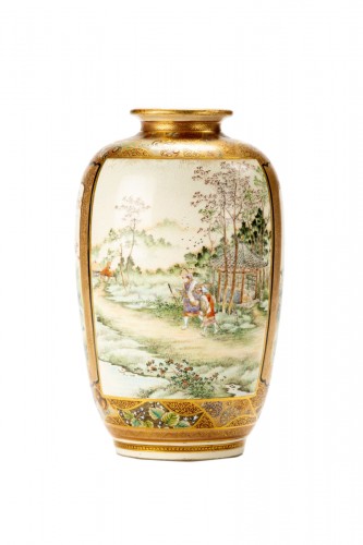 Fuzan Ryun - A Japanese Satsuma vase