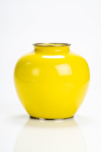 Asian Works of Art  - A Japanese Cloisonné vase