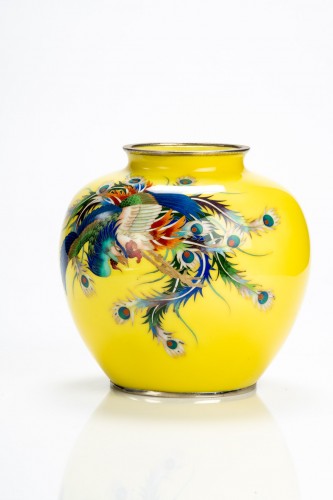 Vase cloisonné phénix - Mastromauro Japanese Art