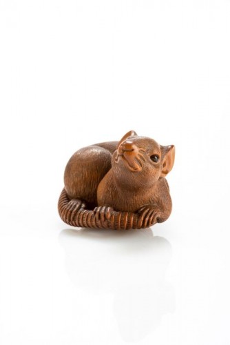 Koku - A Japanese mouse  - Asian Works of Art Style 
