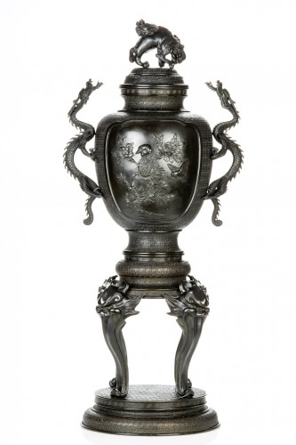 Imposant vase koro en bronze - Arts d