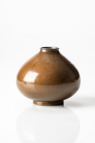 Jomi Eisuke – A Japanese bronze vase - Asian Works of Art Style 