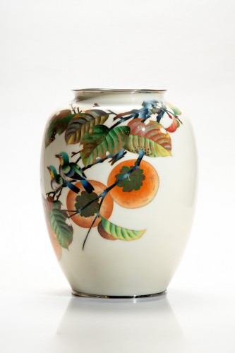 Ando workshop – Cloisonne vase - Asian Works of Art Style 