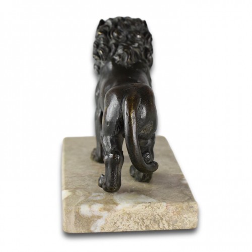 XVIIe siècle - Modèle en bronze d'un Lion Médicis, Italie XVIIIe siècle
