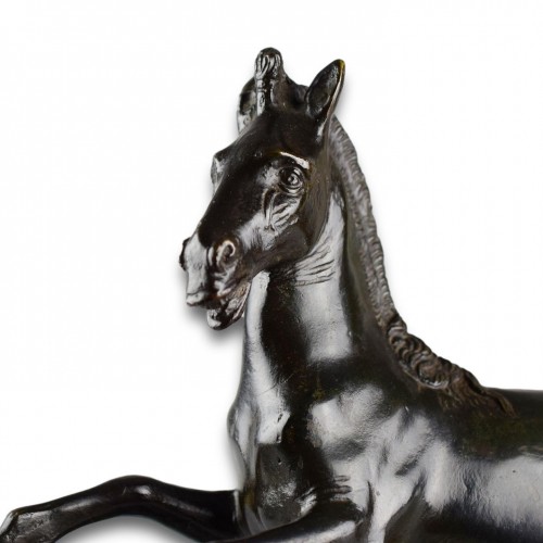 Figure en bronze d'un cheval cabré, Italie XIXe siècle ou antérieur - 