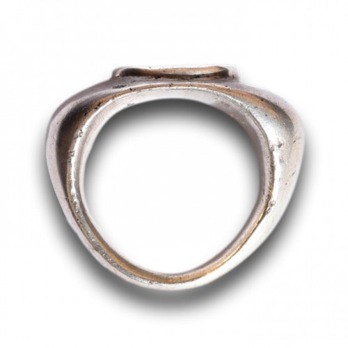 Avant JC au Xe siècle - Bague de mariage ancienne en argent et or. Romain, 2e /3e siècle après J.?-?C.