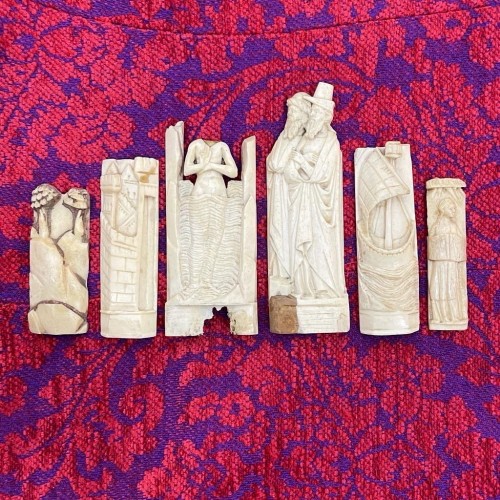 Antiquités - Collection de plaques d'atelier Embriachi, Italie XVe siècle