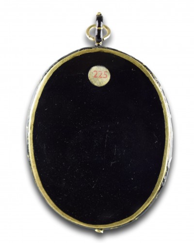 A portrait miniature of a Gentleman. English, circa 1660. - Antique Jewellery Style 