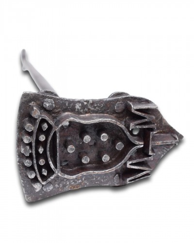 Rare iron cattle brand with the Medici coat of arms, Italy 17th century - 