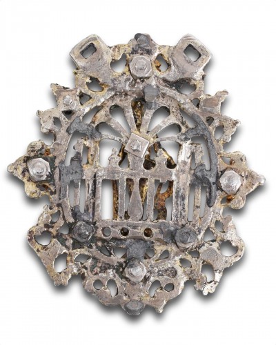 Pendentif en vermeil et pâte d'argent avec une figure d'Apollon, Allemagne XVIe siècl - 