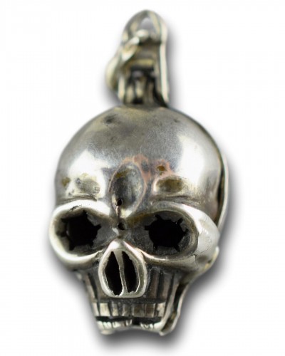  - Silver pomander in the form of a skull, 17th century