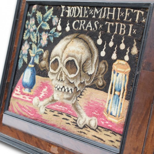 Memento Mori needlework, Flander or Germany 17th century - 