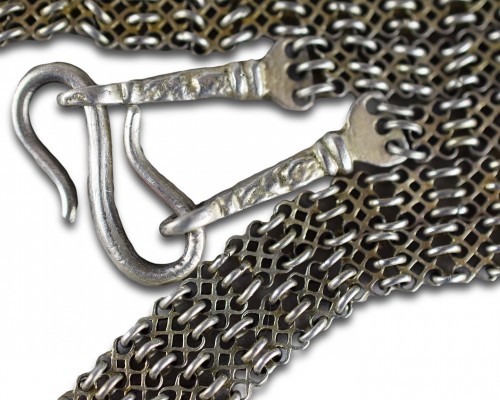 Antiquités - Fine silver gilt filigree long chain