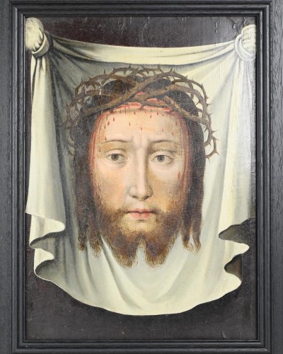 The veil of Veronica - Paintings & Drawings Style 