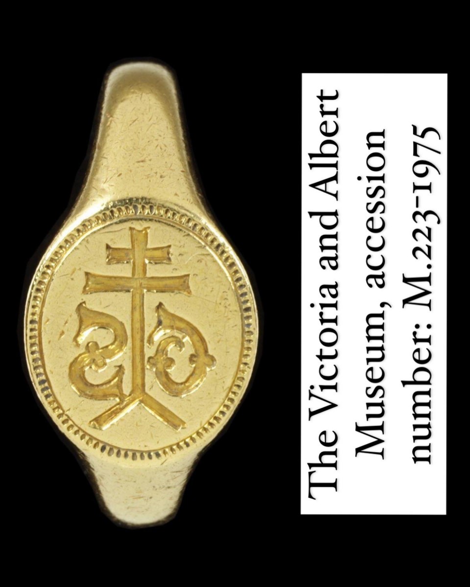 Grand et important anneau de marchands d'or - XVIe siècle - N.106071