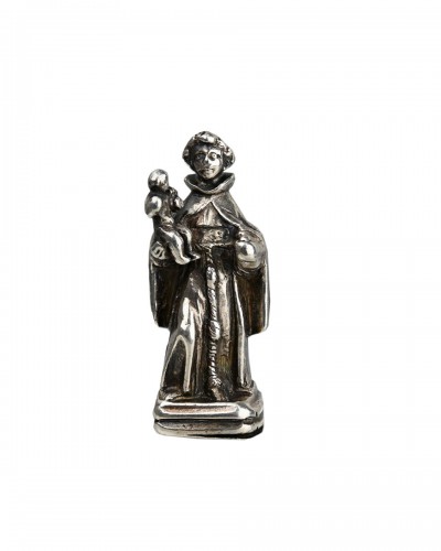 Silver pendant of Saint Anthony