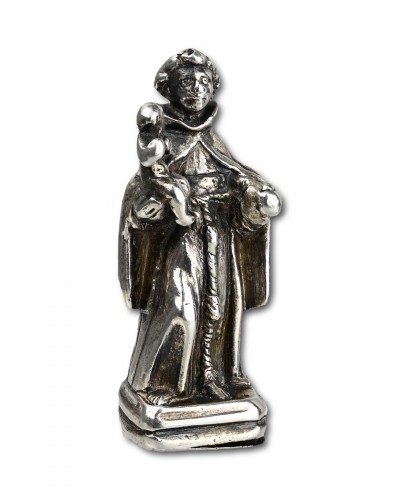 Silver pendant of Saint Anthony - 