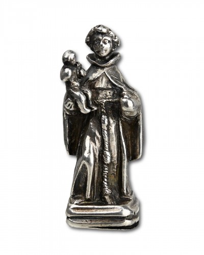  - Pendentif en argent de Saint Antoine