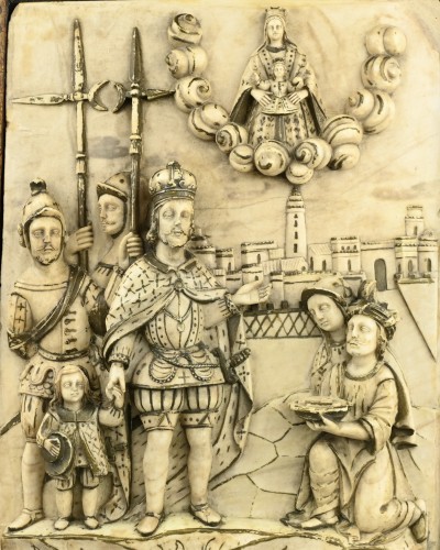 Sculpture  - Huamanga relief de Saint Ferdinand Ayacucho, Pérou, fin du XVIIe siècle