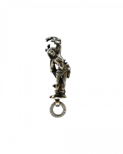 Pendentif en vermeil avec une figure de Saint Sébastien, Allemagne XVe siècle