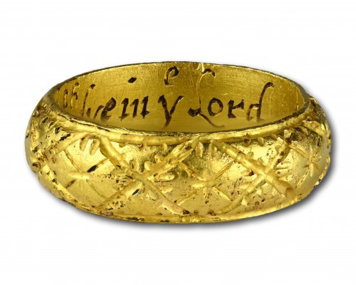 Antique Jewellery  - Gold and enamel memento mori ring