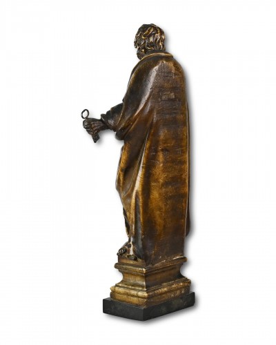 Sculpture en albâtre de Saint Pierre. Flamand fin du XVIe siècle - Matthew Holder