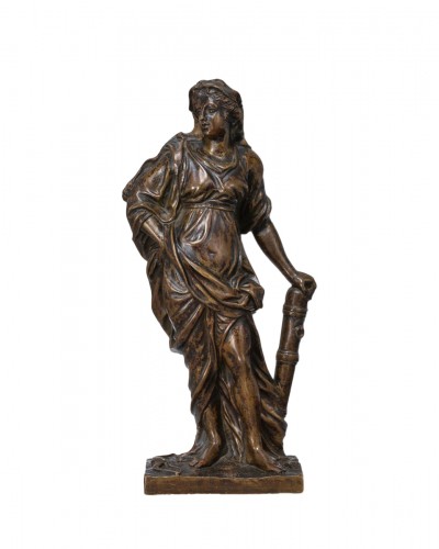 Figure en bronze d'Omphale, France fin XVIIe début XVIIIe siècle