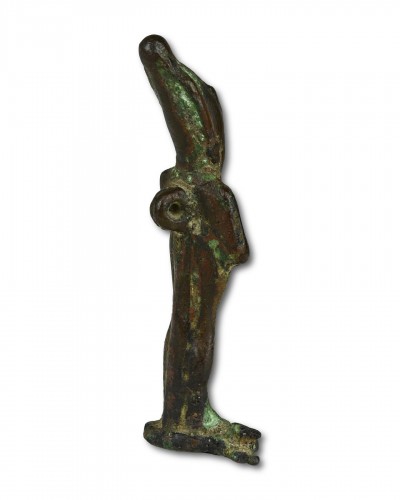Archéologie  - Figure votive en bronze d'Osiris, Égypte période tardive (vers 713-332 av. J.-C.)
