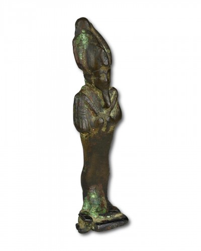 Figure votive en bronze d'Osiris, Égypte période tardive (vers 713-332 av. J.-C.) - Matthew Holder