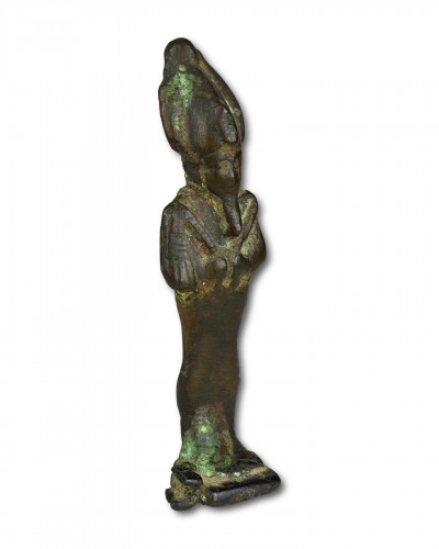 Bronze votive figure of Osiris. Egypt Late Period (c. 713–332 BC). - 